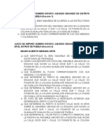 Juicio de Amparo Número 837 Cuestionario