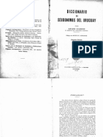 Scarone Diccionario de Seudonimos Del Uruguay 1942