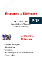 Responses To Difference