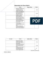 Independent Pr-Rubric