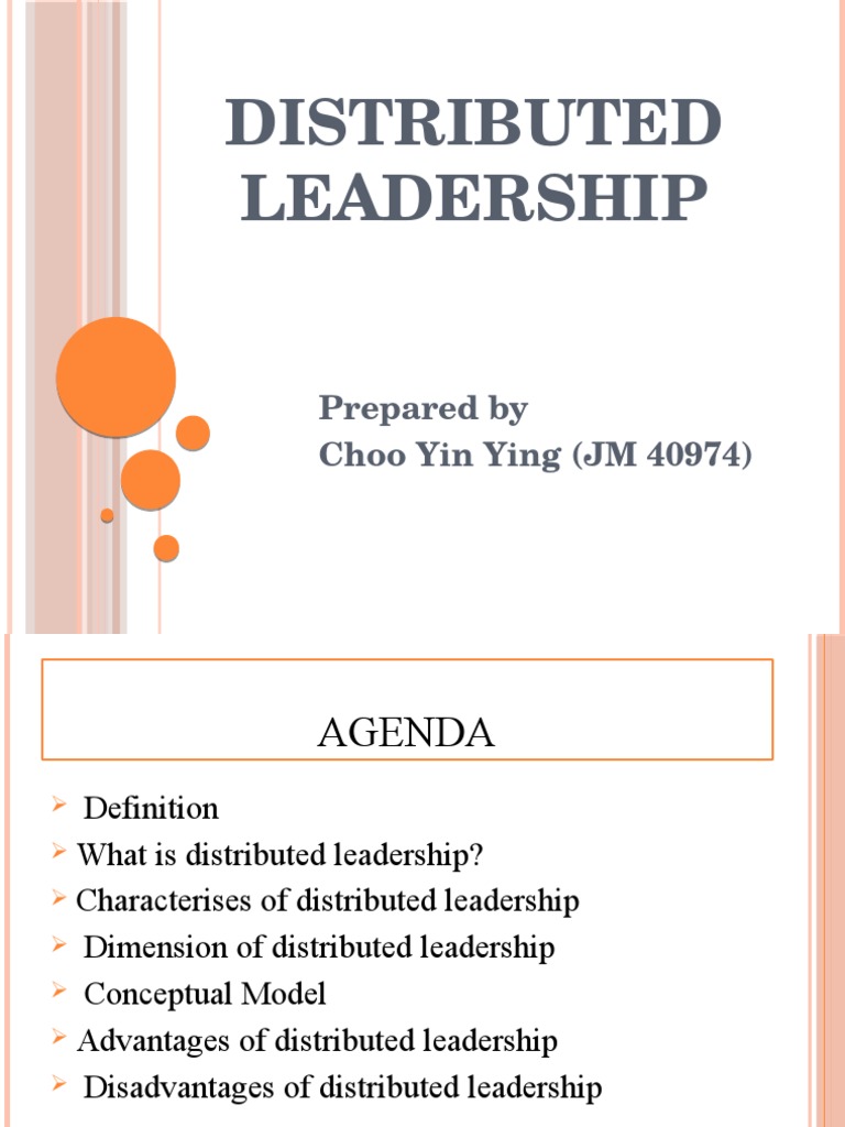 Overview of Distributed Leadership | PDF | Leadership | Action (Philosophy)