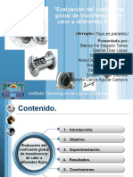 Evaluacion Del Coeficiente Global de Transferencia de Calor A Diferentes Flujos Volumetricos