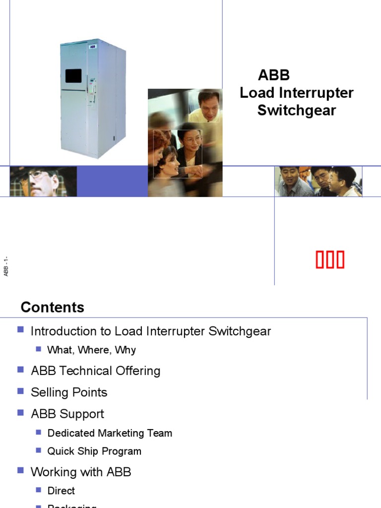 ABB Load Interrupter Switchgear Overview | PDF | Fuse (Electrical) | Switch