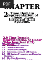 Time Domain Representation of Linear Time Invariant (LTI) Systems