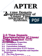 Time Domain Representation of Linear Time Invariant (LTI) Systems