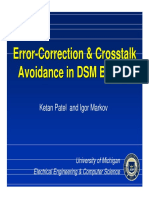 Error - Correction & Crosstalk Avoidance in DSM Busses