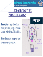 C-Type Bourdon Tube Pressure Gauge