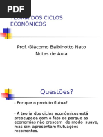 Teoria Dos Ciclos Econômicos