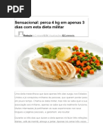 Dieta Dos 3 Dias