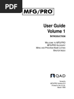 MFGPRO Introduction VOL01 UG v09