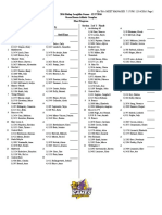 BLG Final 2016 Heat Sheets