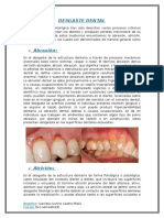 Tipos desgaste dental