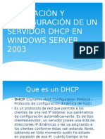 Presentación Solo DHCP