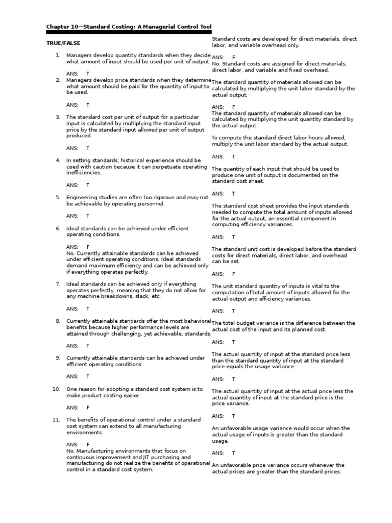 Chapter 10 5e | PDF | Output (Economics) | Prices