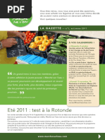 Gazette n°1 automne 2011