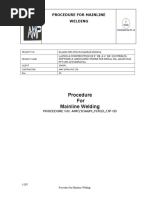 03-Procedure for Welding