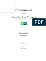 Business Plan For Holiday Inn