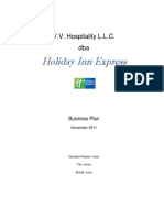 Business Plan for Holiday Inn