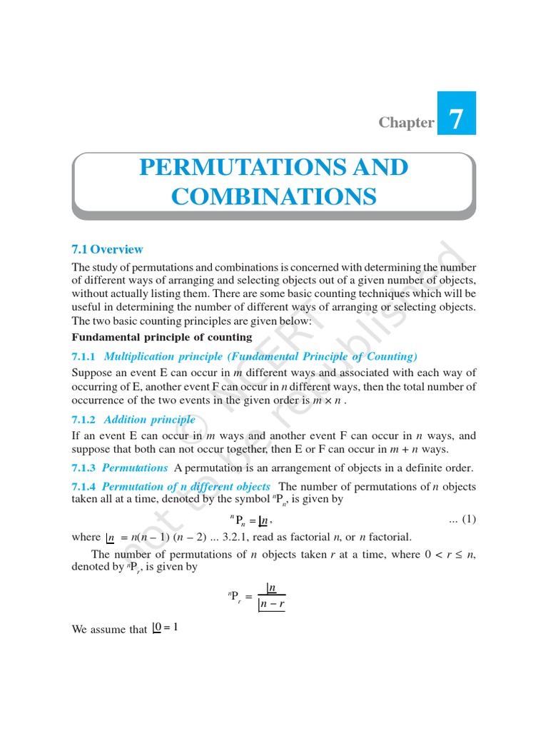 Keep207 PDF | PDF | Permutation | Teaching Mathematics