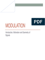 Modulation: Introduction, Motivation and Geometry of Signals