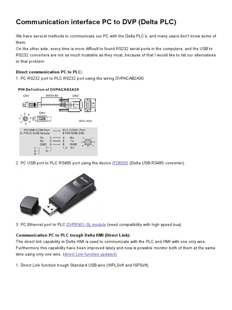 Delta PLC Communication Methods Explained | PDF | Teaching Methods ...