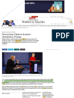Souveräne Clinton blockt atemlosen Trump