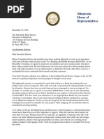 Download Speaker Daudt Letter to Governor Dayton by FluenceMedia SN334311075 doc pdf