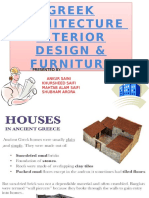 Greek Architecture Interior Design Furniture Presentation