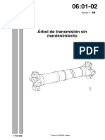 Àrbol de Transmiciòn Sin Mantenimiento