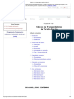 Calculo de Carga de Tornillos Sin Fin