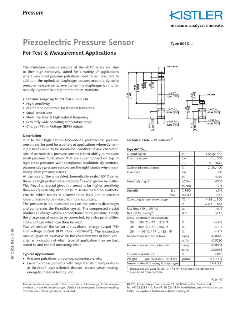 Sensor Kistler Sensor