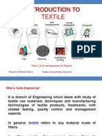 Lec 7-9 Introduction to Textile Engineering