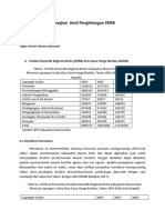 Penyajian Hasil Penghitungan PDRB