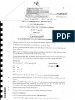 Cape Unit 2 Pure Mathematics 2012 P1 PDF