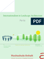 Internationalism in Landscape Architecture