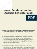 Pajak Pendapatan Dan Analisis Setelah Pajak