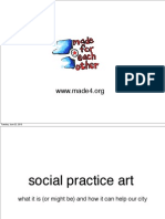 Presentation on Social Practice and Made for Each Other