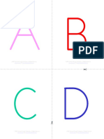 Alphabet Upper Case Color PDF