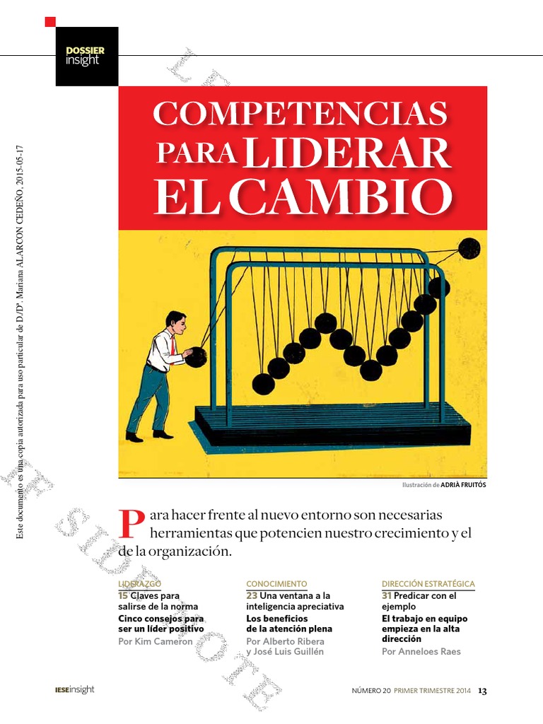Liderazgo para El Cambio | PDF | Atención | Liderazgo