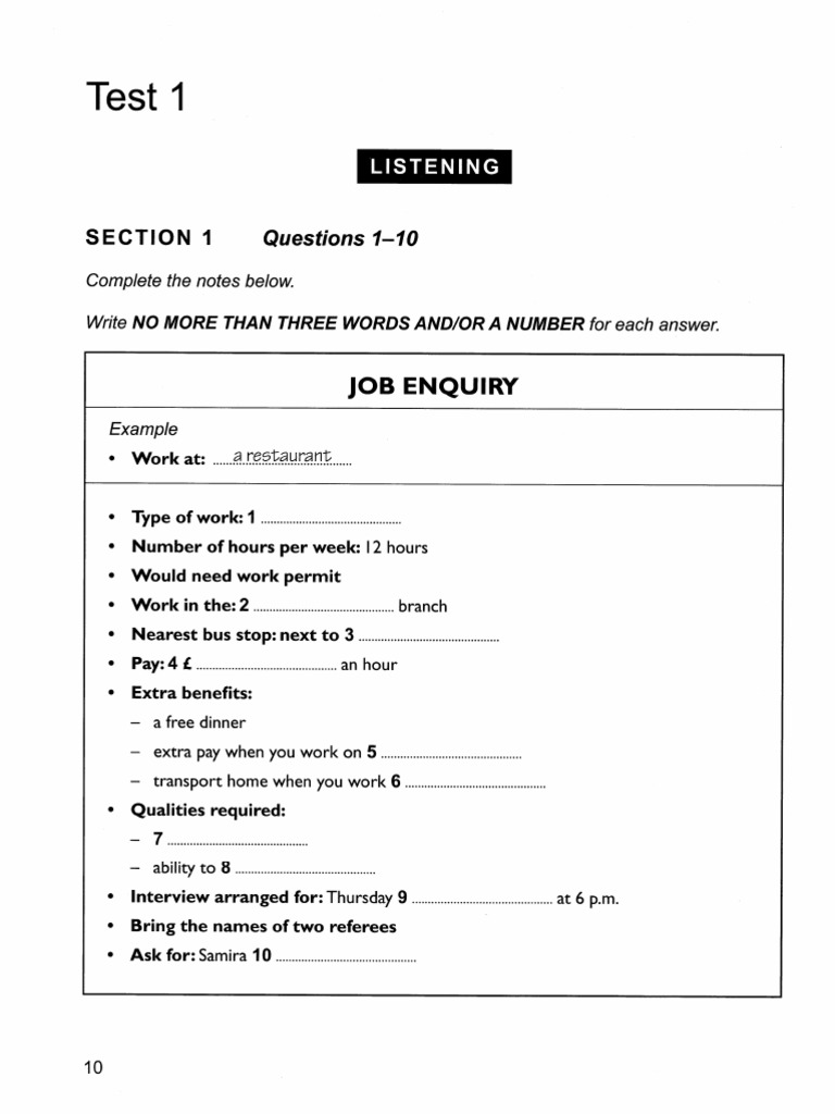 IELTS 9 Test PDF | PDF
