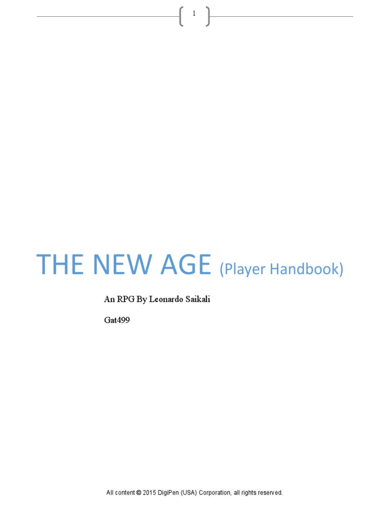 Player Handbook | PDF | Crime & Violence | Crime Thriller