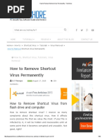 How to Remove Shortcut Virus Permanently - Techchore