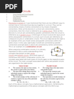 Circuits Series, Parallel, Combination