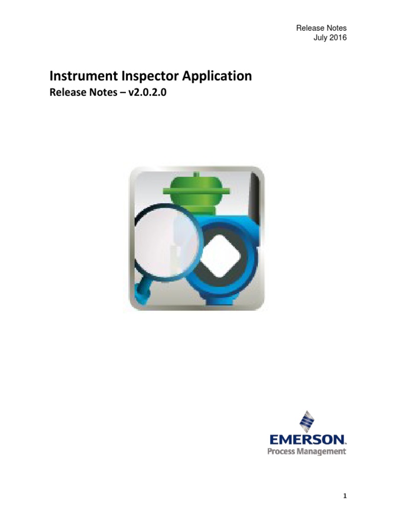 Release Notes Instrument Inspector 2 0 2 0 PDF Device