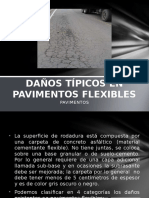 Daños Típicos en Pavimentos Flexibles