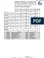 Time Table For Individual Student 2016-2017 (4) Student Name: 141CE523 / VIJAYAKUMAR