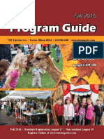 Fall 2016 Program Guide for Darien Park District