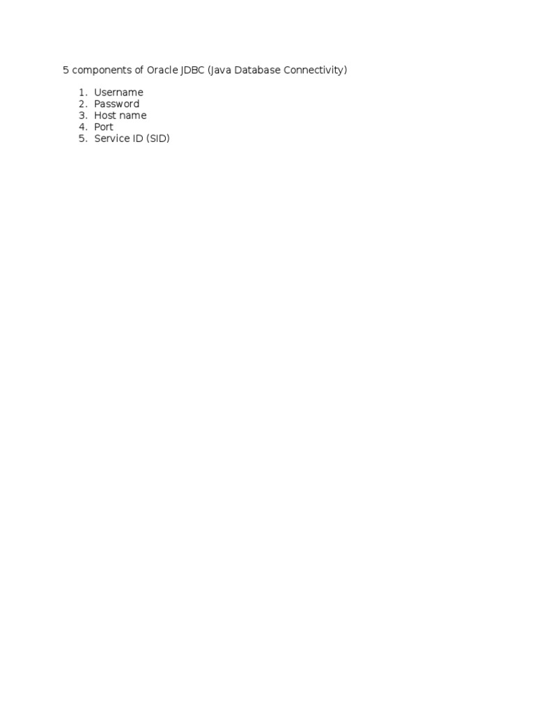 5-components-of-oracle-jdbc-java-database-connectivity-1-username-2