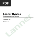 Lanner Bypass Watchdog Module - Userguide v2.0.1 (1041006) 20160831