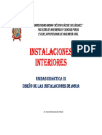 Unidad III Instalaciones Interiores 2016